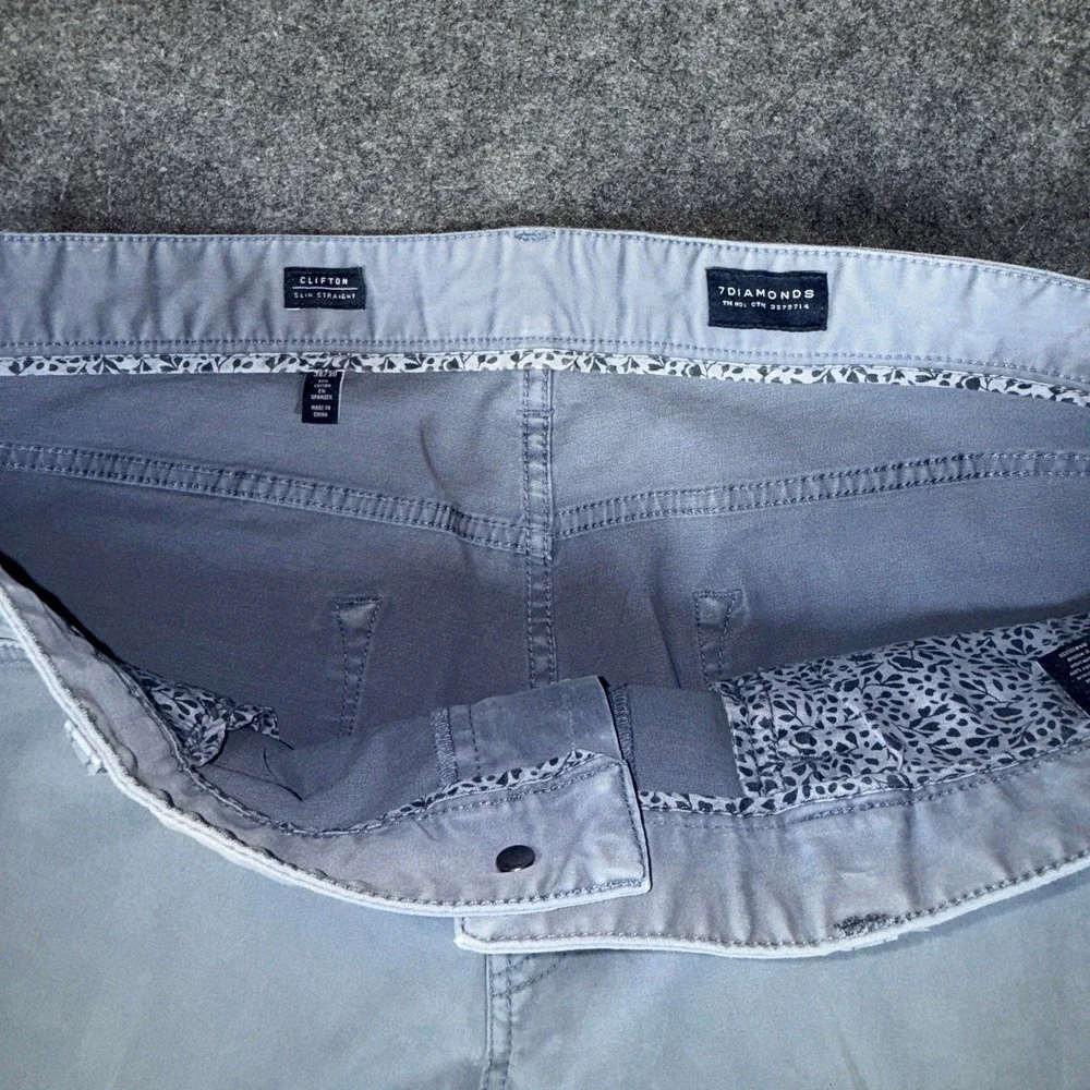 7 Diamonds Mens Pants 3-Bundle 38x30 Clifton Slim Straight Infinity Performance